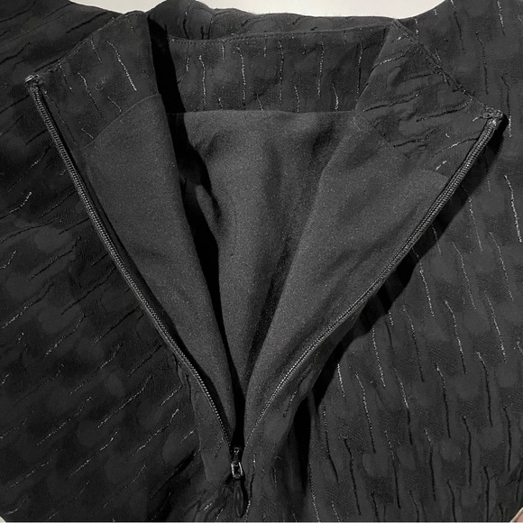 & Other Stories Houndstooth Textured Jacquard Flare Mini Skirt Black Size 4 - Picture 12 of 16